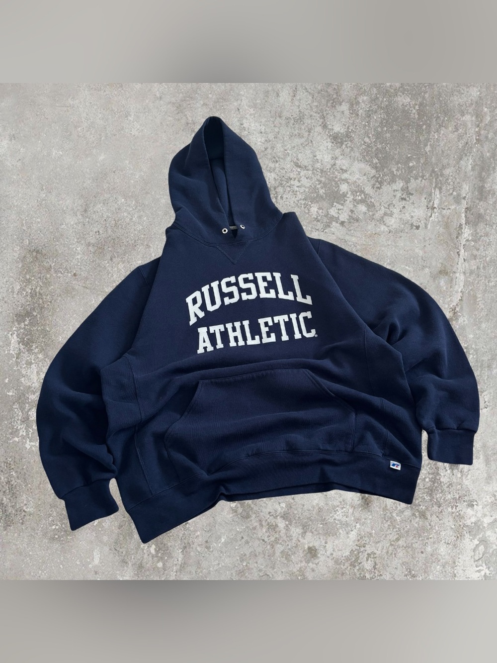 Russell Athletic Navy Blue Hoodie